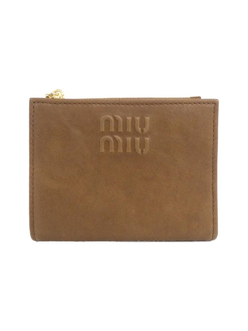 Miu Miu Wallet Gold